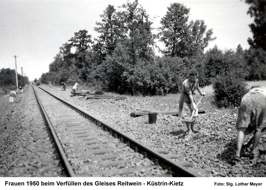 Frauen im Gleisbau
